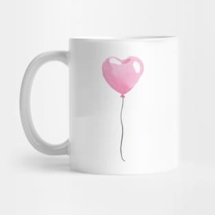 Pink heart balloon Mug